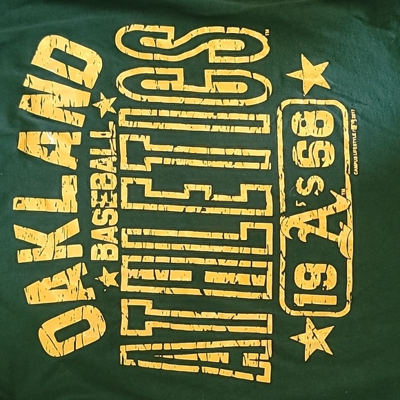STUNNING OAKLAND A'S RACERBACK TANK TOP - Picture 4 of 8